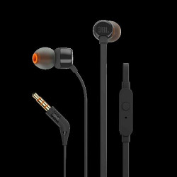 Проводные наушники с микрофоном JBL T110, (кабель 1.2 м), чёрный [1]