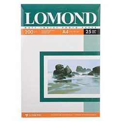 Бумага матовая двусторонняя A4 Lomond 200г/м2, 25лист. (0102052) [1]