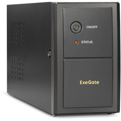 ИБП Exegate  BNB-650.LED.AVR.EURO.RJ.USB <650VA/360W, LED, AVR,2 евро, RJ45/11,USB,Black EP285555RUS [1]