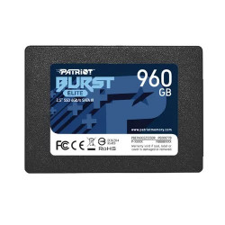 Жесткий диск SSD 960GB Patriot BURST ELITE R450/W320Mb/s PBE960GS25SSDR TBW 400TB [1]
