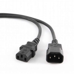 Кабель питания ноутбуков ExeGate Power PC5-1,8P (Евровилка Schuko->C5, VDE-250V-3*0.5mm2, медь, черный, 6A, 1.8м) [1]