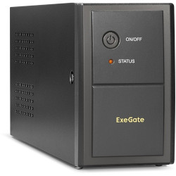 ИБП Exegate  BNB-800.LED.AVR.2SH <800VA/480W, LED, AVR,2*Schuko, металлический корпус, Black> EP212516RUS [1]