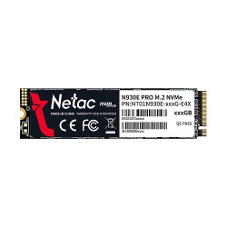 Жесткий диск SSD M.2 256 ГБ Netac N930E Pro NVMe PCI-E 3.0 x4, TLC, R2040/W1270 МБ/с, 2280, 150 TBW (NT01N930E-256G-E4X) [1]