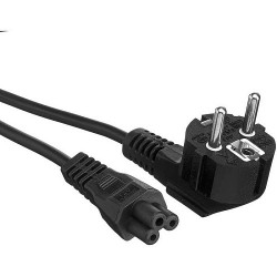 Кабель питания аудио/видео ExeGate Power PCN-1,8P (Евровилка CEE7/16->C7, VDE-250V-2*0.5mm2, медь, черный, 6A, 1.8м) [1]