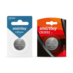 Батарейка BL1 Smartbuy CR2032/1B (SBBL-2032-1B) литиевая  (цена за 1шт) [1]