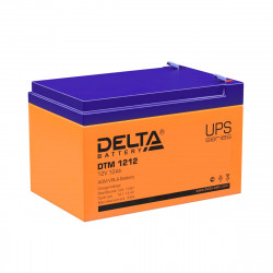 Батарея 12V/12Ah Delta DTM 1212 (12V 12Ah, клеммы F2) [1]