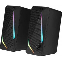 Колонки 2.0 Redragon Waltz / 6W / USB-питание / RGB-подстветка / Чёрный / корпус - пластик [1]