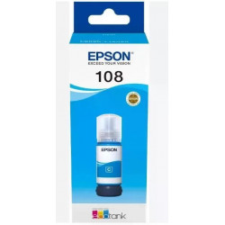 Ёмкость с чернилами Epson 108 голубые (70мл) для L8050/L18050 (C13T09C24A) [2]