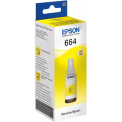 Чернила Epson C13T66444A Yellow, (ёмкость с чернилами 70мл) [тема2]