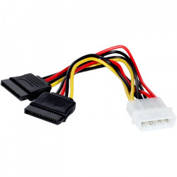 Переходник питания Molex - 2*SATA 0,15м ExeGate EX-CC-SATA-PSY  EX138935RUS [тема2]