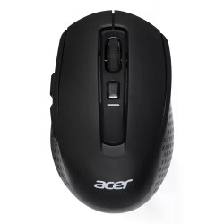 Мышь беспроводная Acer OMR070 черный оптическая (1600dpi) беспроводная BT/Radio USB для ноутбука (6b [тема2]