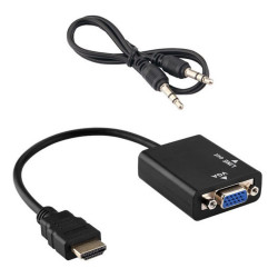 Переходник HDMI -> VGA(F) + 3.5мм(F) Орбита OT-AVW21 [тема2]