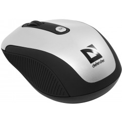 Мышь беспроводная Defender Optimum MS-125 (52125), серый, 4 кнопки ,1000-2000 dpi ,миниатюрный наноп [тема2]