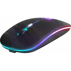 Мышь беспроводная Defender Touch MM-997 (52997),чёрный,2.4+BT,RGB,400mAh,бесшумн [тема2]