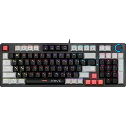 Клавиатура Defender Hawk GK-418 RU, 45419 радуж,97кн,1,5м,корич.свитч механическая [тема2]